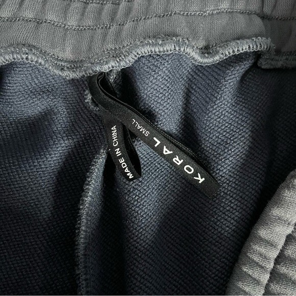Koral Grey Size S Aria Sweatpant Gym Athleisure Pocket Elastic Waist - Picture 3 of 8